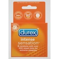 Durex Intense Sensation Extra Large Condoms Dots 3 Pack