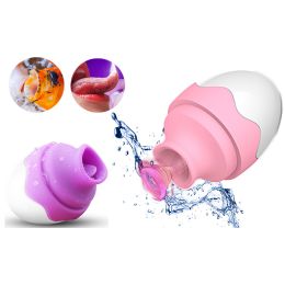 7 Frequency Modes Oral Licking Clit Stimulate Clitoral Suction Vibrator (Color: Purple)